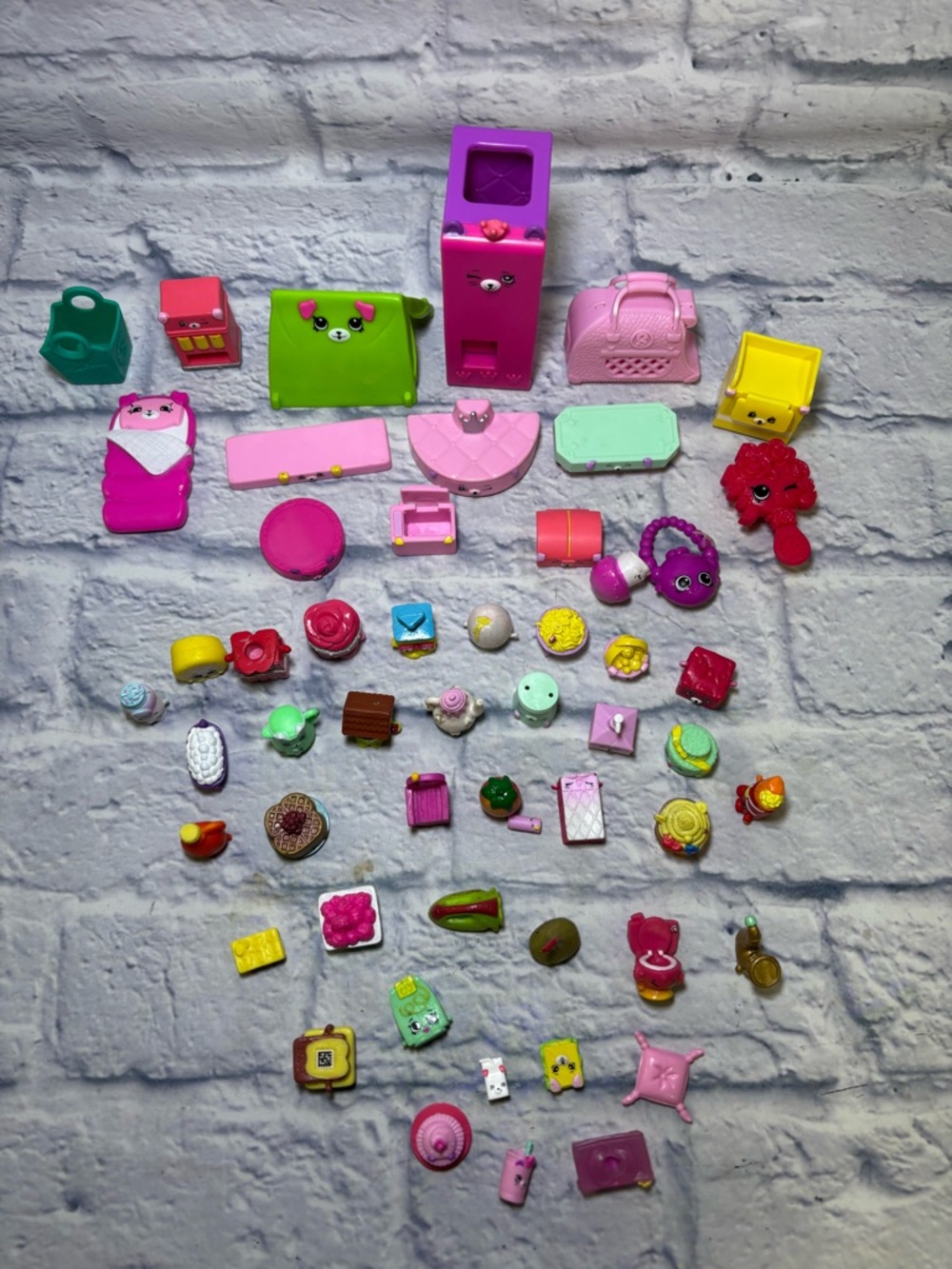 Shopkins 54 Piece Collectible Mixed Series Mini Food Toys Bundle Lot - Picture 2 of 15